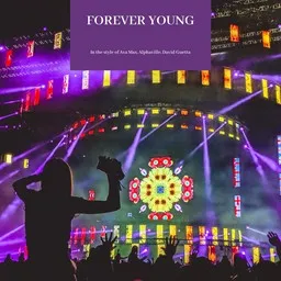 Cover art for Forever Young - Alphaville,Ava Max,David Guetta karaoke version