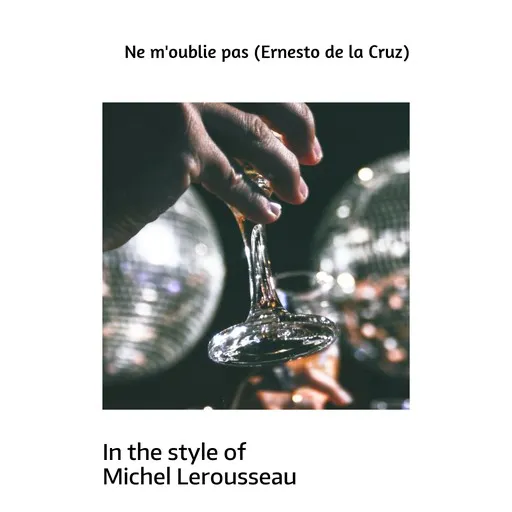 Karaoke Ne m'oublie pas (Ernesto de la Cruz) esittäjältä Michel Lerousseau — laula mukana sanoituksilla Singassa
