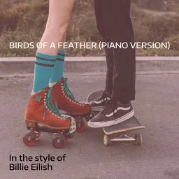Omslagsbild för Birds of a Feather (Piano Version) - Billie Eilish karaokeversion