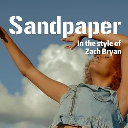 Cover art for Sandpaper - Bruce Springsteen,Zach Bryan karaoke version