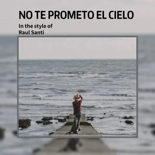 Karaoke No Te Prometo El Cielo by Raul Santi — sing along with lyrics on Singa
