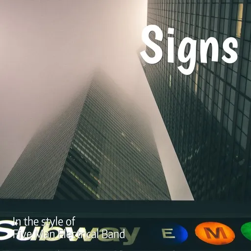 Karaoke Signs by Five Man Electrical Band — sing along with lyrics on Singa