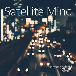 Omslagsbild för Satellite Mind - Metric karaokeversion