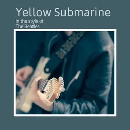 Cover art for Yellow Submarine - The Beatles karaoke version