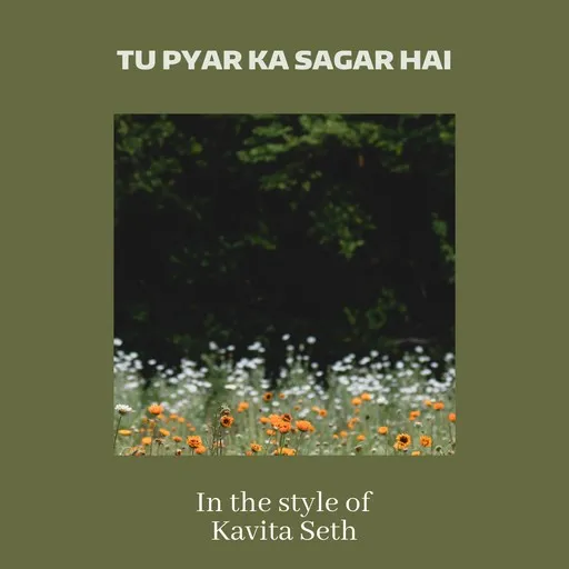 Karaoke Tu Pyar Ka Sagar Hai by Kavita Seth — sing along with lyrics on Singa