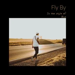 Cover art for Fly By - Blue karaoke version