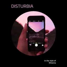 Cover art for Disturbia - Rihanna karaoke version