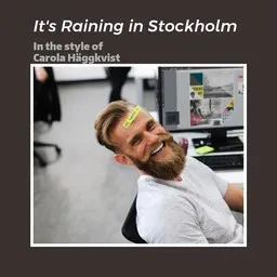 Cover art for It's Raining in Stockholm - Carola (SWE) karaoke version