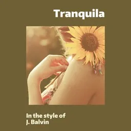 Karaokekappaleen Tranquila - J. Balvin kansikuva