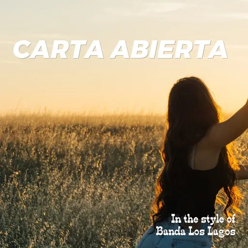 Karaoke Carta Abierta by Banda Los Lagos — sing along with lyrics on Singa
