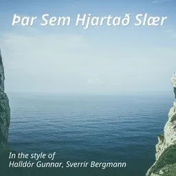Cover art for Þar sem hjartað slær - Halldór Gunnar,Sverrir Bergmann karaoke version