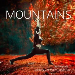 Karaokekappaleen Mountains - Galantis,Jonas Blue,Zoe Wees kansikuva
