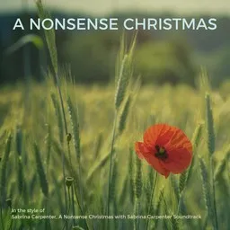 Cover art for A Nonsense Christmas - A Nonsense Christmas with Sabrina Carpenter Soundtrack,Sabrina Carpenter karaoke version