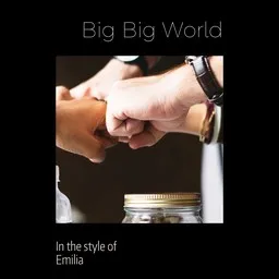 Cover art for Big Big World - Emilia karaoke version
