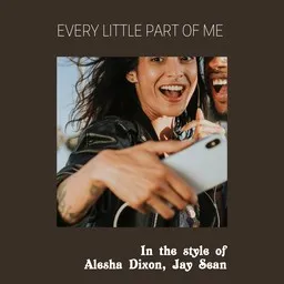 Karaokekappaleen Every Little Part Of Me - Alesha Dixon,Jay Sean kansikuva