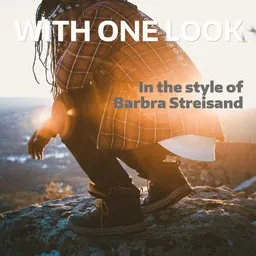 Titelbild für With One Look - Barbra Streisand Karaoke-Version
