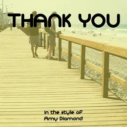 Karaokekappaleen Thank You - Amy Diamond kansikuva