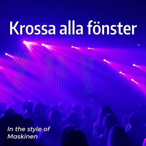 Karaoke Krossa alla fönster av Maskinen — sjung med på texten på Singa