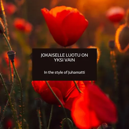 Karaoke Jokaiselle luotu on yksi vain von Juhamatti — mit Songtext mitsingen auf Singa