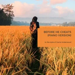 Cover art for Before He Cheats (Piano Version) - Carrie Underwood karaoke version