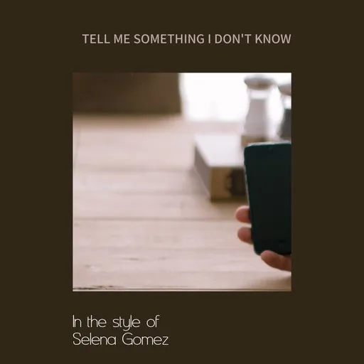 Karaoke Tell Me Something I Don't Know av Selena Gomez — sjung med på texten på Singa
