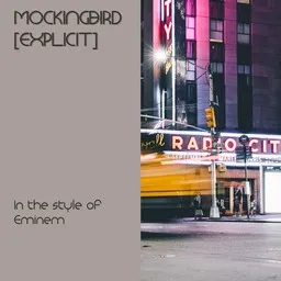 Cover art for Mockingbird - Eminem karaoke version