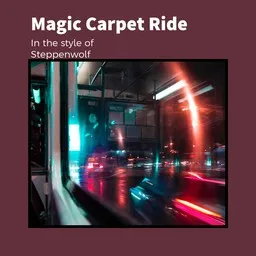 Cover art for Magic Carpet Ride - Steppenwolf karaoke version