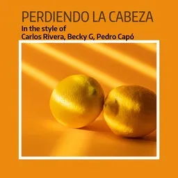 Cover art for Perdiendo La Cabeza - Becky G,Carlos Rivera,Pedro Capó karaoke version
