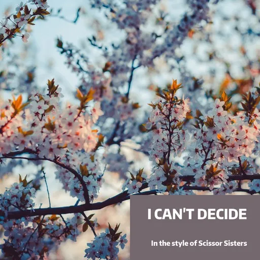 Karaoke I Can't Decide by Scissor Sisters — sing along with lyrics on Singa