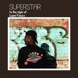 Cover art for Superstar - Lupe Fiasco karaoke version