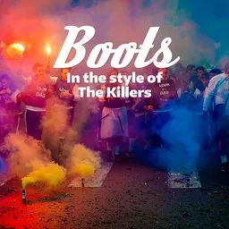 Cover art for Boots - The Killers karaoke version