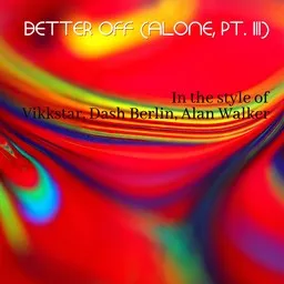 Omslagsbild för Better Off (Alone, Pt. III) - Alan Walker,Dash Berlin,Vikkstar karaokeversion