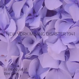 Cover art for New York Mining Disaster 1941 - Bee Gees karaoke version