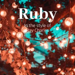 Cover art for Ruby - Ray Charles karaoke version