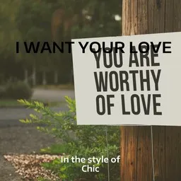 Titelbild für I Want Your Love - Chic Karaoke-Version