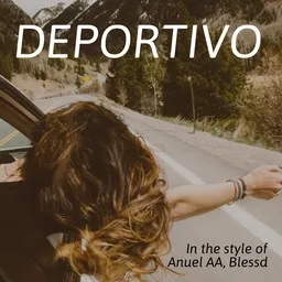 Cover art for Deportivo - Anuel AA,Blessd karaoke version