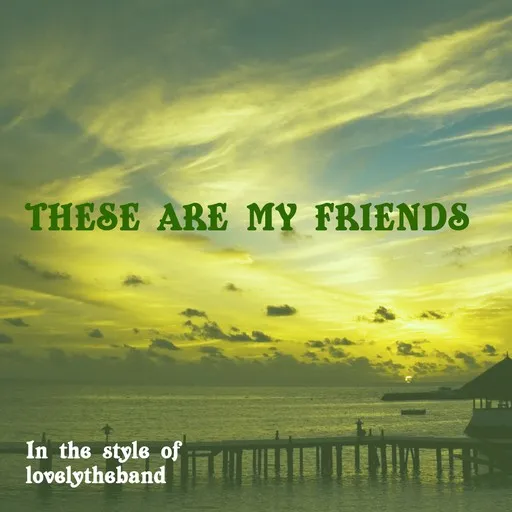 Karaoke These Are My Friends by lovelytheband — sing along with lyrics on Singa