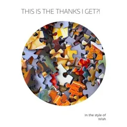 Titelbild für This Is The Thanks I Get?! - Wish Karaoke-Version