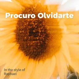 Cover art for Procuro Olvidarte - Raphael karaoke version
