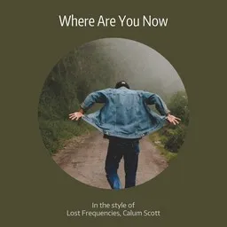 Cover art for Where Are You Now - Calum Scott,Lost Frequencies karaoke version