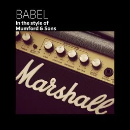 Cover art for Babel - Mumford & Sons karaoke version