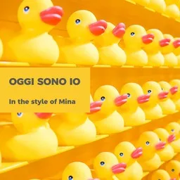 Cover art for Oggi sono io - Mina (ITA) karaoke version