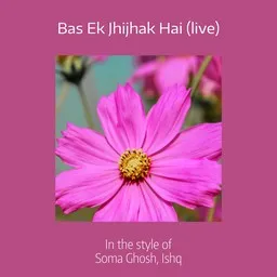 Cover art for Bas Ek Jhijhak Hai (live) - Ishq,Soma Ghosh karaoke version