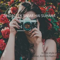 Omslagsbild för Zindagi Ek Safar Hai Suhana - Andaz,Kishore Kumar karaokeversion
