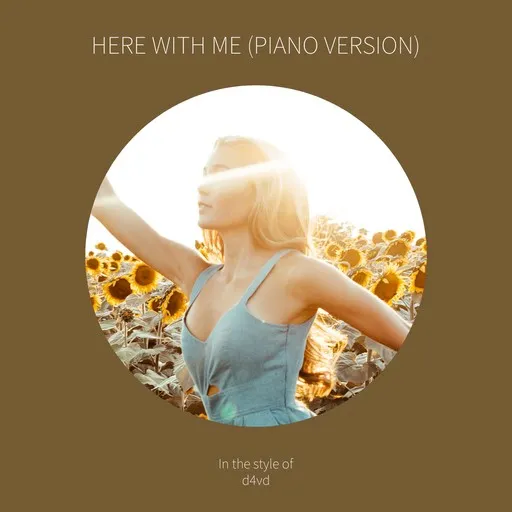 Here With Me (Piano Version) - Karaoke