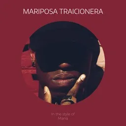 Cover art for Mariposa Traicionera - Maná karaoke version