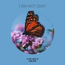 Cover art for I Am Not Okay - Jelly Roll karaoke version
