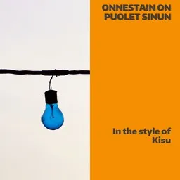 Cover art for Onnestain on puolet sinun - Kisu karaoke version