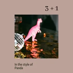 Cover art for 3 + 1 - Panda karaoke version