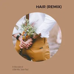 Cover art for Hair (Remix) - Little Mix,Sean Paul karaoke version